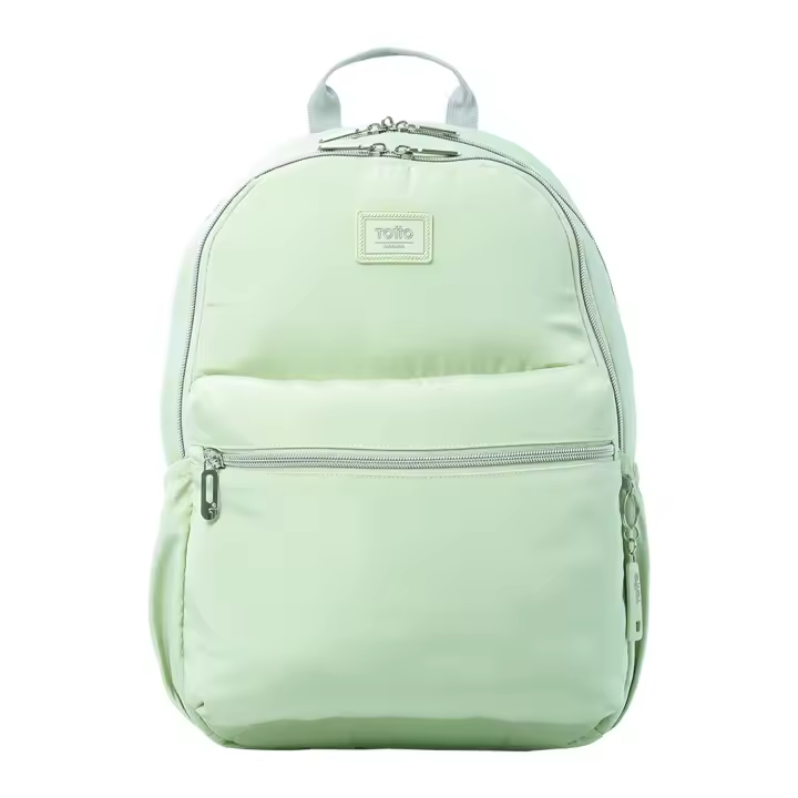 Mochila Totto España Meadow Mist Verde con Organizador - 1
