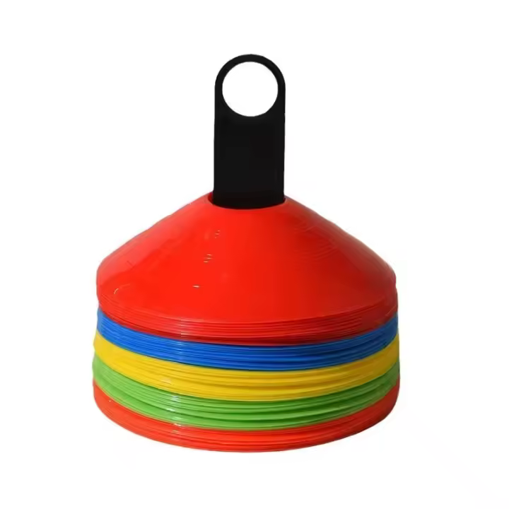 10pcs Discos De Entrenamiento De Fútbol Cono De Obstáculos Para Niños Y Adultos Ejercicio De Agilidad Evitando Obstáculos Accesorios Deportivos De Fútbol - 1