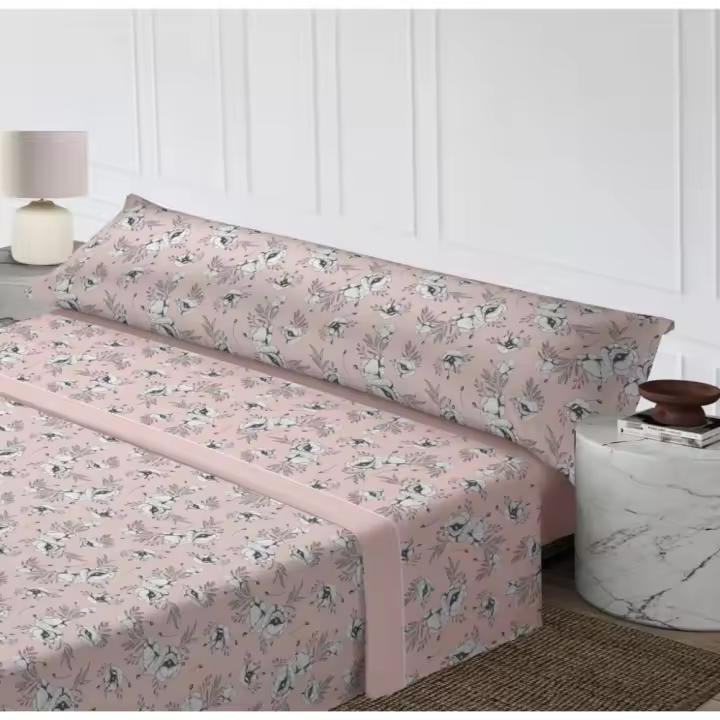 Juego de Sábana poliéster de Verano estampado geométrico unisex novedoso, acabado de gran suavidad y no hacen bolas para camas de 90cm 105cm 135cm 150cm 180 cm - 1