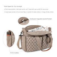 Bolsa de Pañales para Bebé de Gran Capacidad Bolsa de Maternidad Impermeable Multifuncional Portátil para Cuidado del Bebé Material de Poliéster - details 5