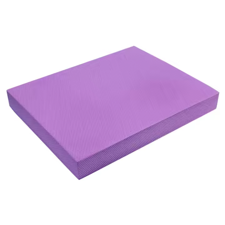 ZVD TPE Material Balance Training Foam Pad - Soft Cushion for Exercise Fitness and Yoga Mat (Dark Rattan Purple) - 1
