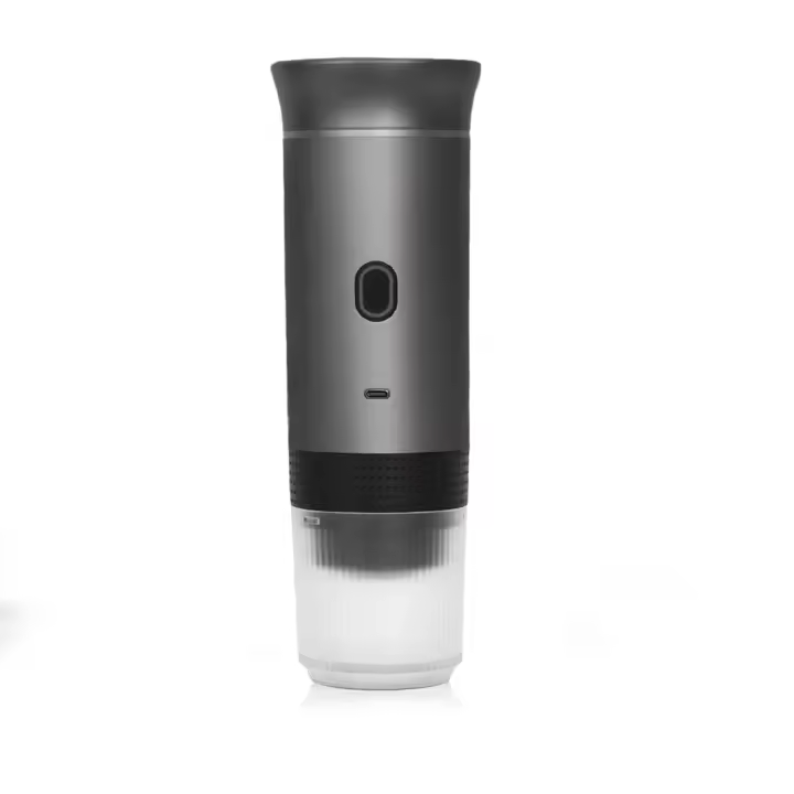 Cafetera Espresso Portátil 3 en 1, Compatible con Café Molido y Cápsulas (Grandes y Pequeñas), Extracción Inteligente, Carga USB-C, Ideal para Viajes, Oficina y Hogar, 72W, 12V, Acabado Mate - 1