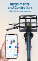 Onesport OT01 Bicicleta Eléctrica de carga Motor sin Cuchillo 48V 27ah Patería 20*2,6 pulgadas neumática Bicicleta Eléctrica de carga 25 km/h velocdad Máxima 100 km Autonomía Máxima - details 4