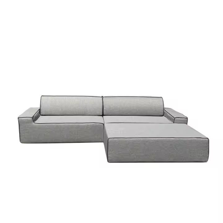 K´Foam Store - Sofá Modular ARKO Doble Chaise Longue - 240x160cm Gris – Confort y Estilo para Tu Hogar - 1