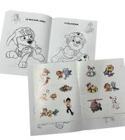 COLOR KIDS-  Pack Libros COLOREA Y PEGA, libro para colorear y pintar, libro para pintar niños, Princesas, Héroes, Coches, perros, cerdos, animales. - details 3