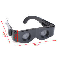 Telescopio Binocular Portátil De Estilo Gafas Negro Para Pesca Senderismo Conciertos Magnificación 3x Lente Objetivo 28mm - details 6