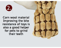 Juguete De Peluche Para Perros Y Gatos Forma De Dinosaurio Divertida Almohadilla De Miel Adecuado Para Entrenamiento Y Ejercicio De Chihuahua - details 3