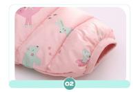 Chaqueta De Poliéster Para Niños Con Capucha Y Cierre De Cremallera Outerwear Ligera Para Otoño Con Estampado De Dinosaurio Cartoon - details 25