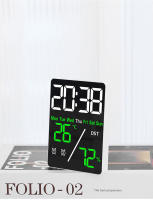 Reloj Digital Multifunción Con Ajuste De Brillo En 3 Niveles Pantalla LED Recargable Mostrador Con Fecha Y Temperatura - details 13