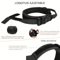 Collar Táctico Para Perros Ajustable Con Hebilla De Liberación Rápida Collar Militar Para Entrenamiento De Mascotas - details 7