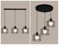 American Villa Lámpara Colgante Moderna Para Sala De Estar Y Hoteles Luz LED Interior Redonda Instalación Sencilla Incluye Bombillas - details 4