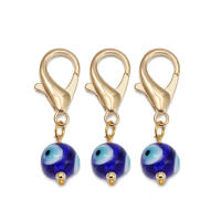 Lucky Eye Set De 3 Llaveros Con Piedras De Ojo Turco Y Mano De Fatima Llavero De Aleación De Metal Para Coche Y Bolso - details 20