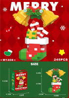 Mini Bloques De Construcción Santa Claus Modelo De Navidad Bloques Micro Decoración De Pudín De Nieve Regalo Para Niños Juguete De Puzzle De Artesanía - details 7