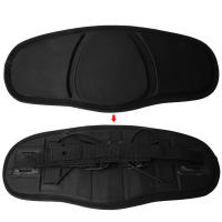 Almohadilla De Asiento De Canoa Ajustable Antideslizante Cómoda Negro Accesorio Para Barco - details 4