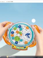 Puzzle Creativo 3D Juego De Mesa De Labyrinto Dificultad Alta Bola De Equilibrio Con Dientes Juguete Educativo ABS Para Niños - details 7