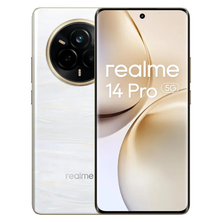 realme 14 Pro 5G 8GB/256GB Smartphone NFC Pantalla OLED FHD+ 6.67" Procesador Dimensity 7300 Energy Ocho núcleos Cámara trasera Sony IMX882 50 MP OIS Cámara frontal 16 MP Batería  6000 mAh Carga SuperVOOC 45W realme UI 6.0 - 1