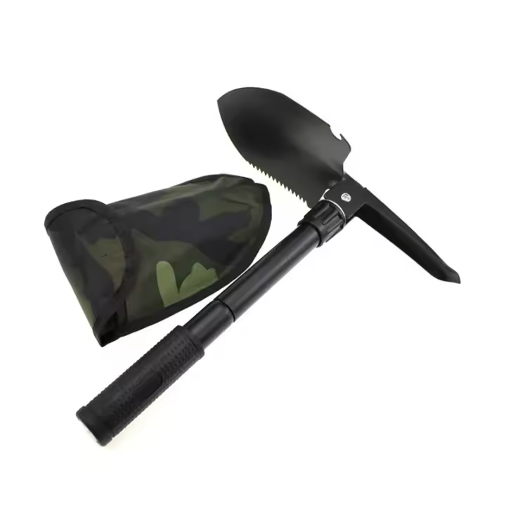 Mini Shovel Militar Portátil Plegable Multi-Función Herramienta De Jardín Para Camping Y Supervivencia Con Bolsa De Transporte - 1