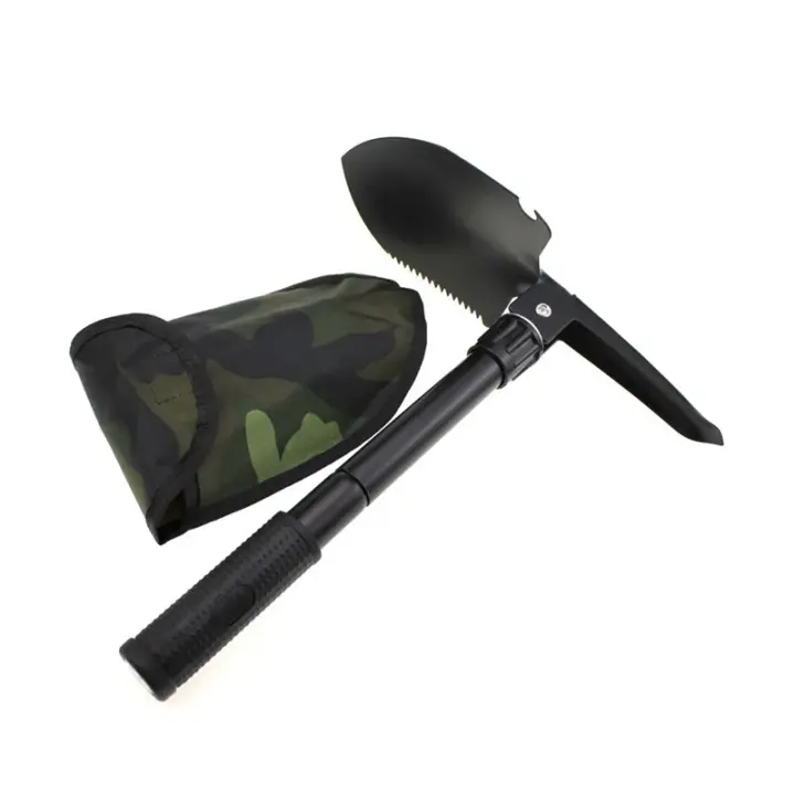 Mini Shovel Militar Portátil Plegable Multi-Función Herramienta De Jardín Para Camping Y Supervivencia Con Bolsa De Transporte - 1