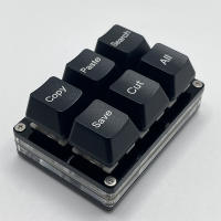 Teclado Mecánico De Un Solo Mano Con 6 Teclas De Copia Pegado Búsqueda Y Guardar Para Trabajo Y Juegos Con Macro De Atajos Programables - details 1