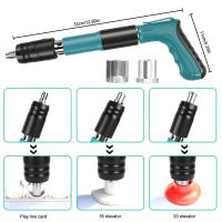 Mini Steel Nail Gun With 100PCS Nail Wall Nail Fastening Tool Air Nailer Adjustable Cement Wall Hand Tool Rivet Tool - details 6