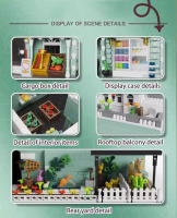 Bloques De Construcción Creativos En Esquina Para Café Y Vistas De La Ciudad Modelo De Edificios Tienda De Juguetes Micro Para Niños Y Adultos - details 10