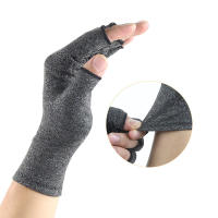 Guantes De Fuerza Para Fitness Y Deportes Con Suelta Media En Hemp Gris Antideslizantes Para Rehabilitación Y Presión - details 1