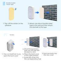 Aigostar Timbre Inalámbrico, Timbre de Puerta con Autoalimentado, Timbre Inalámbrico Exterior Impermeable con Indicadores LED, Resistente al Agua, 36 Melodías, 3 Niveles de Volumen - details 3