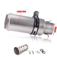 Muffler De Fibra De Carbono DB Killer Para Motocicleta Universal 51/60mm Compatibles Con Z900 R3 R25 MT07 MT09 R1 Z400 Z650 - details 4
