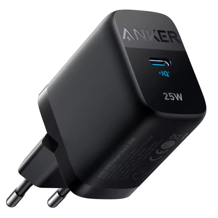 Anker Innovations Cargador USB-C Rápido Anker 312 (Ace 2, 25W) - Carga Completa en 1 Hora - 1
