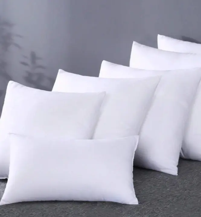 Almohada Interior Blanca Para Cojín De Sofa Y Cuello Rectangular Relleno De Poliéster 30x50cm 45x45cm 50x50cm 40x120cm Para Adultos - 1