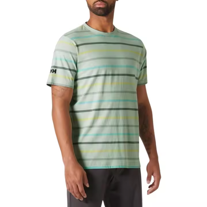 NEWPORT T-SHIRT 2.0 462 GREEN MIST MULTISTRIPE - 1