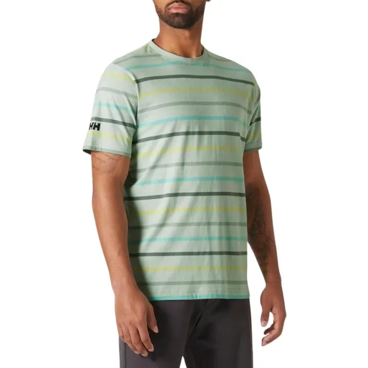 NEWPORT T-SHIRT 2.0 462 GREEN MIST MULTISTRIPE - 1