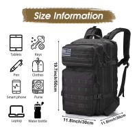 Mochila táctica de viaje para hombre, bolsa de gran capacidad, impermeable, para deportes al aire libre, multifuncional, 50L - details 1