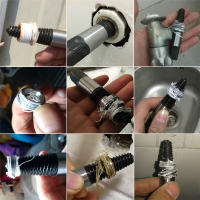 Kit De Extracción De Tornillos Rotos 8PCS Herramienta Para Eliminar Tornillos Dañados Y Tubos De Agua Herramienta De Remoción Espiral Izquierda Ideal Para Carpintería Y Reparaciones Domésticas - details 3