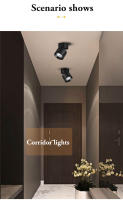 Luz De Techo LED Dimmable Tricolor Para Interiores 220V Decoración Para Cocina Pasillo Sala De Estar Luz Spot LED De Alta Potencia - details 18