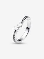 Pandora - Anillo Brillante de Estrellas Fugaces - Plata de Lei - details 1