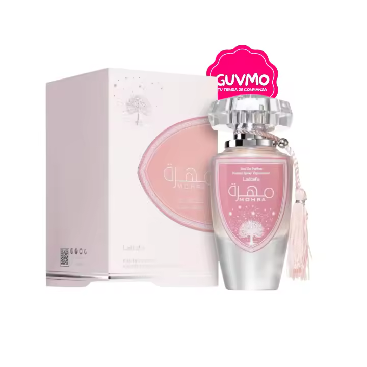 Lattafa Mohra Silky Rose Eau de Parfum 100ml – Women's Floral Fragrance with Rose, Litchi & VanillaLattafa Mohra Silky Rose Eau de Parfum 100ml – Women's Floral Fragrance with Rose, Litchi & Vanilla - 1