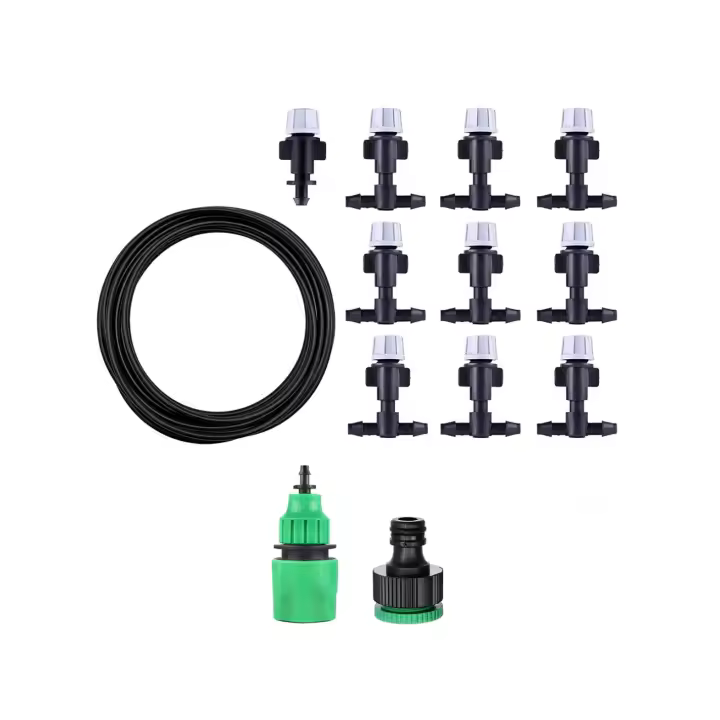 Nebulizador automático del agua del equipo del sistema de irrigación de la tienda de Mediawave para el cable externo 10Mt - 1