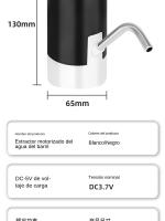 Dispensador De Agua Eléctrico Portátil 5 Galones Con Recarga USB Automático Y Botón De Beber Para Deportes Y Adecuado Para Hombres Y Mujeres - details 14