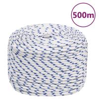 vidaXL Cuerda de barco polipropileno 10 mm 500 m cuerda Color Amarillo,  Azul,  Blanco y azul y mas - details 2