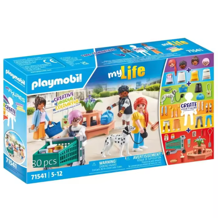 Playmobil 71541 my life my figures de compras más de 1000 combinaciones shopping en el centro comercial mylife - 1