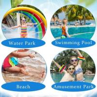 SKYB Bandas de Natacion para niños, paquete de 6 discos flotantes de EVA, Bandas de Natacion coloridas para niños de 3 a 14 años que están opening in Nadar, anillos de peso recomendaciones de 15 to 30 kg - details 3