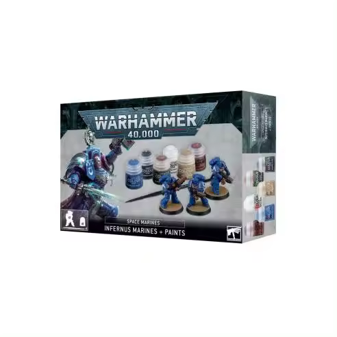 Space Marines - Marines Espaciales - Infernus Marines + Pinturas - Warhammer 60-11 - 1