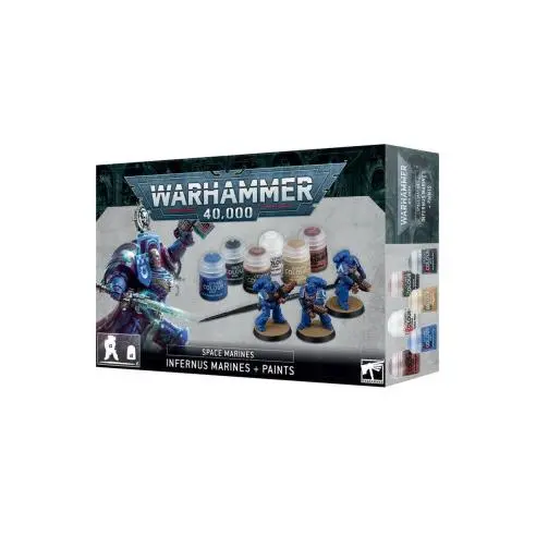 Space Marines - Marines Espaciales - Infernus Marines + Pinturas - Warhammer 60-11 - 1