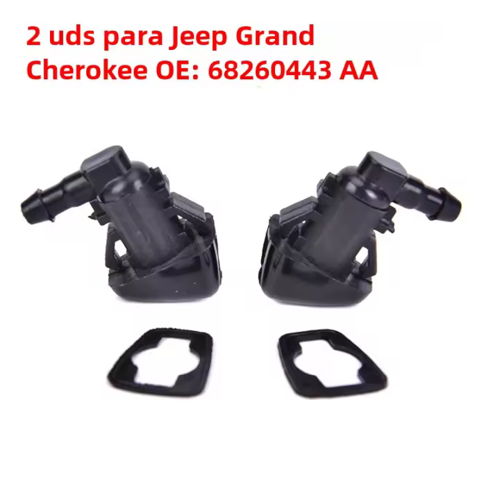 2pcs Boquillas De Rociador De Limpiaparabrisas Para Jeep Grand Cherokee 68260443AA Nueva Y De Alta Calidad Pieza De Repuesto Para Automóvil - 1