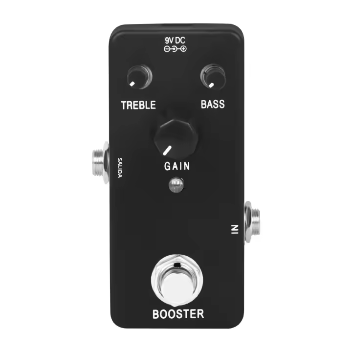 Pedal De Efectos Para Guitarra Eléctrica Booster Pure IRIN ABS Shell Efector De Ganancia Con Bypass Verdadero Accesorios Para Guitarra - 1