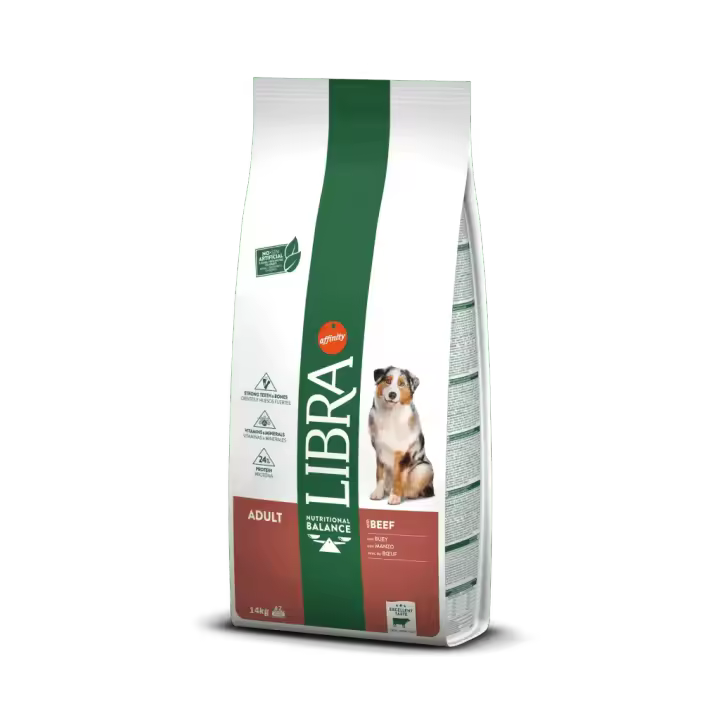 AFFINITY LIBRA DOG ADULTO BUEY SACO 14 KG - 1