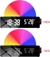 Despertador LED Reloj digital Luz temperatura despertador para dormitorio junto a la cama - details 2