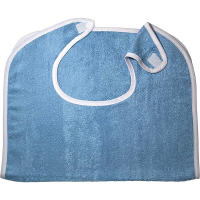 Baberos para adultos, Baberos de tela de toalla Azul, para personas mayores, Boca de Accon suave y Cocina, para adultos, se pueden limitar Los Baberos - details 3