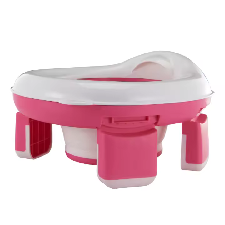 Inodoro Portátil plegable para Camping y Emergencias - Plástico Duro-ligero y fácil de Limpiar - 1